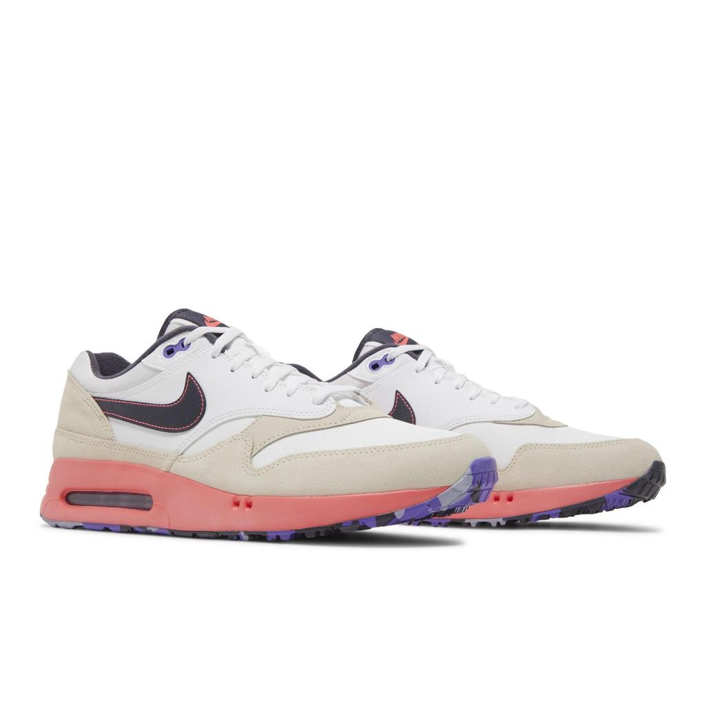 Nike Air Max 1 '86 OG Golf 'Big Bubble - Flower City' (Unisex) White / Hot Punch / Sanddrift / Gridiron Golf Shoes DX8437 106