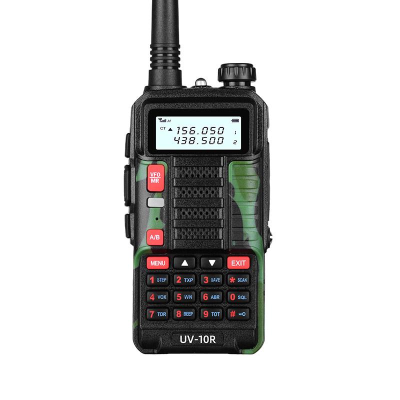 BAOFENG UV-10R Walkie Talkie 10W Dual Band Long Range Two Way Radio Support USB Cable Charging BF-UV10R Transceiver