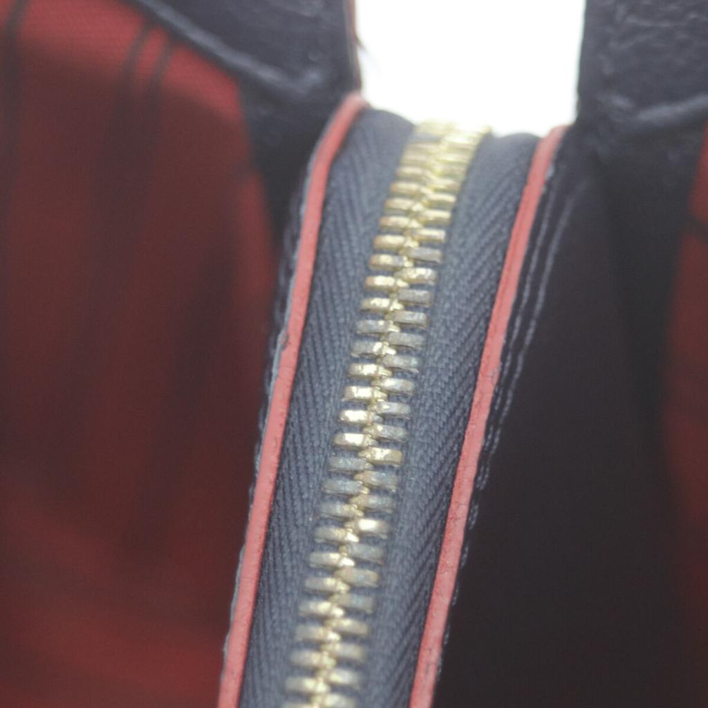 LOUIS VUITTON 2018 M42746 Monogram Amplant Marine Rouge Montaigne MM Handbag Marine RougeUsed