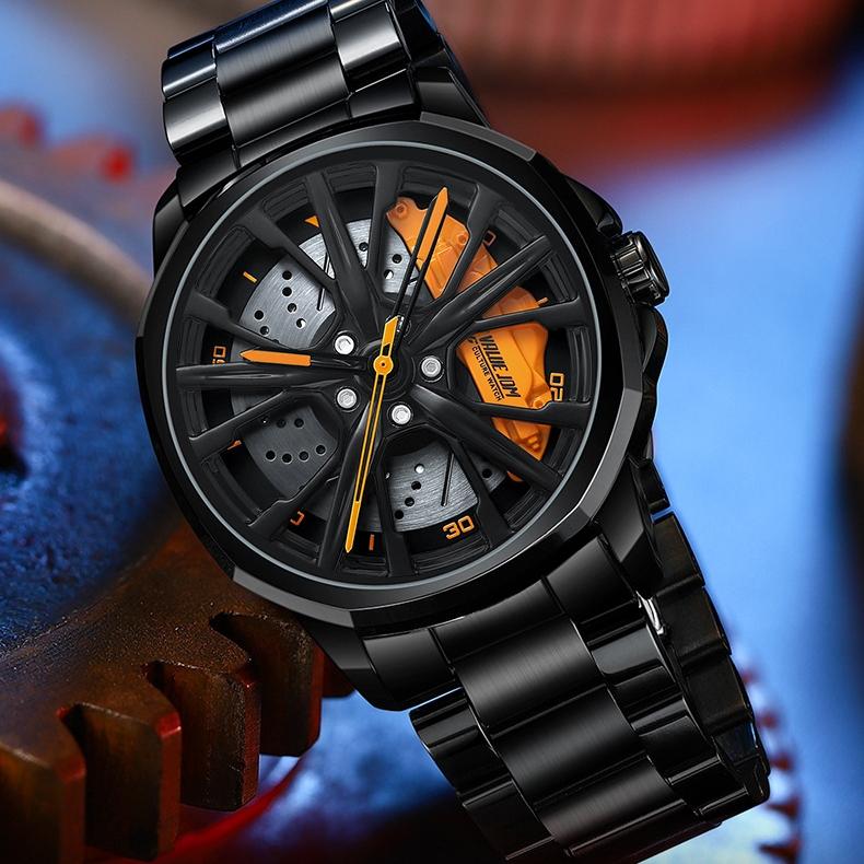 SVJ Wheel Hub Watch Men's Original Imported Hollow Forging Car Modified Calipers