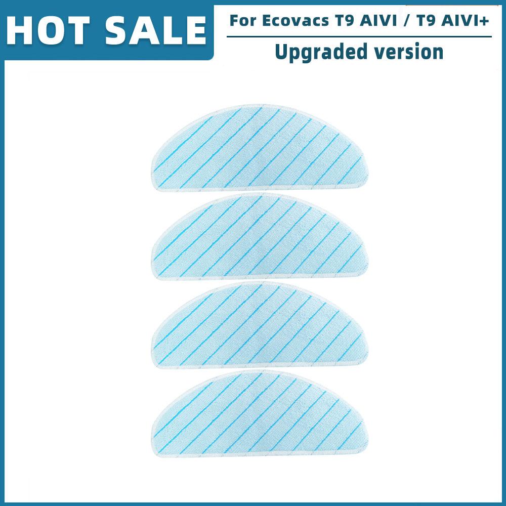 Для ECOVACS DEEBOOT OZMO T9 AIVI / T9 AIVI+ PLUS запасные части аксессуары ролик основная боковая щетка фильтр Hepa тряпка для швабры пылесборник