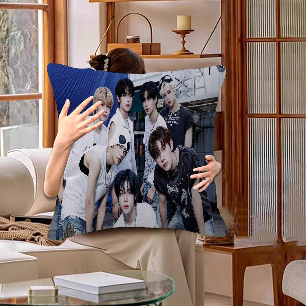 Стиль Kpop T-Tomorrow X T-Together Txt Офисная Подушка Наволочка Автомобильная Наволочка для Подушки 45X45См Наволочка для Подушки под Поясницу Наволочка для Подушки Дивана