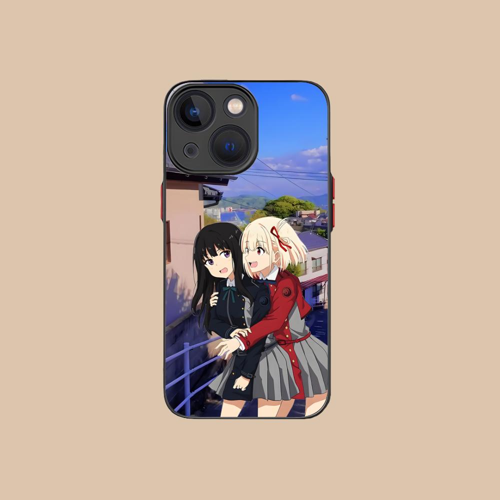 Чехол для мобильного телефона Lycoris Recoil Anime для iPhone 16 15 14 13 12 11 X XR XS 8 7 Pro Max Plus Mini Цветной Силиконовый Защитный
