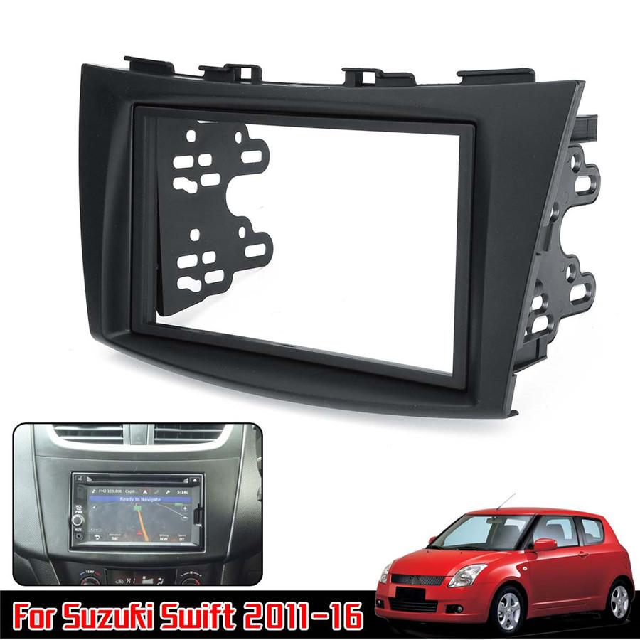 Накладка на панель магнитолы, рамка для Suzuki Swift 2011-2016
