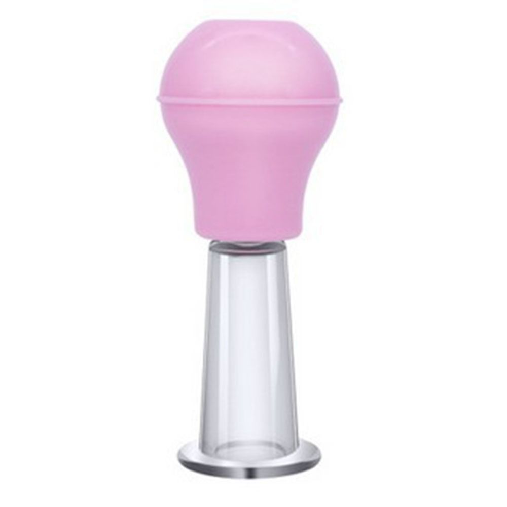 Pink/Blue Facial Massage Cup PVC Skin Scraping Cup 3 Sizes Vacuum Cup Home Beauty