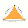 Triangle Triangle Sunshade With Ropes Shade Sail Adjustable Awning Shade Cloth  Pool Area