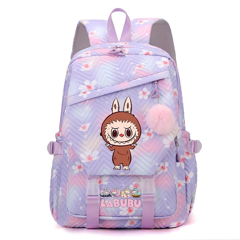 Cartoon Printed Backpack Student Kid Boy Girl Bookbag Teenger Large Capacity Waterproof Schoolbag Travel Bag Gift Mochila
