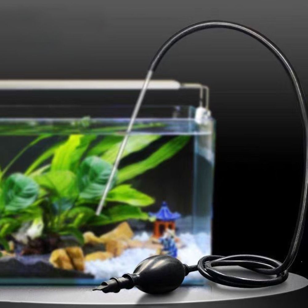 Manual Aquarium Water Changer Siphon Pump Efficient Fish Tank Waste Remover Ecosystem Tank