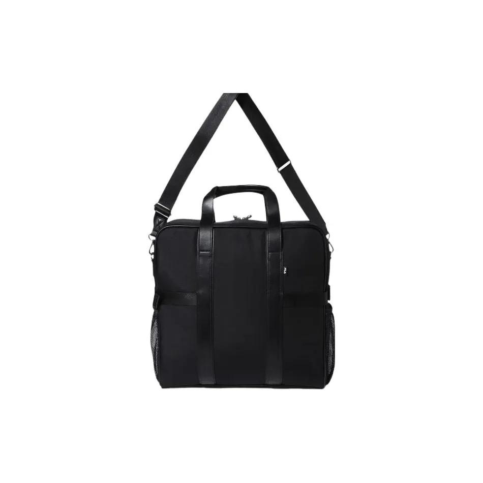 FILA Nylon Blend Polyurethane Racket Bag , Shoulder Bag , Crossbody Bag , Handbag Regular Unisex Black (Unisex) Handbags FS3BCF6271XBLK