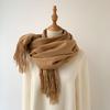 Candy Color Imitation Cashmere Scarf Women'S Winter Solid Color Warm Shawl Spring And Autumn Japanese Simple Scarf