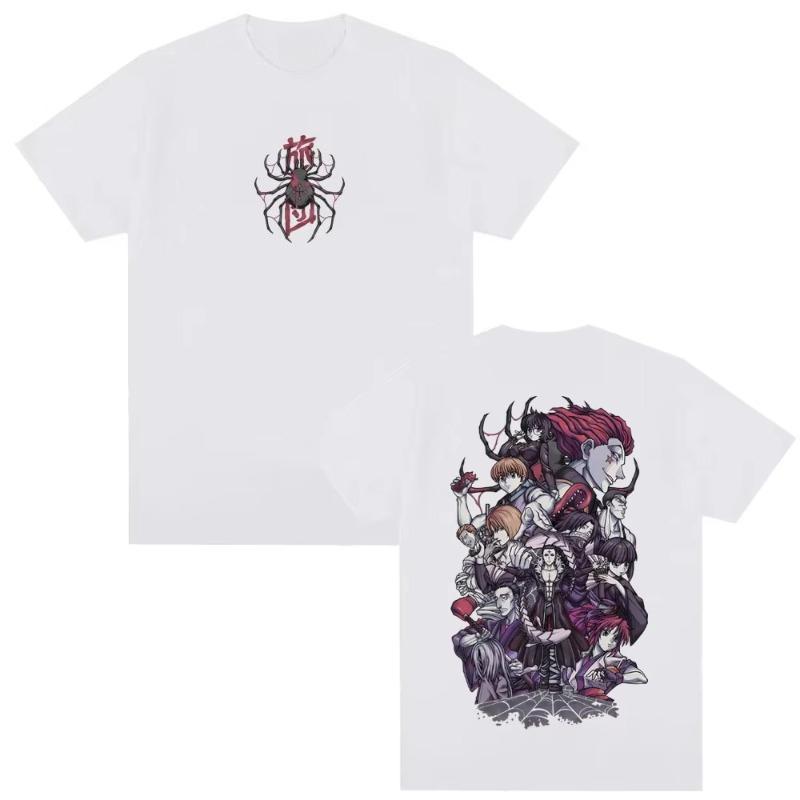 2026 New Anime Hunter X Hunter Phantom Troupe Spider Graphic Tshirt Unisex Women Casual Vintage Tshirt Unisex Fashion T Shirt Summer