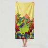 Забавное мультяшное полотенце Rugrats для сушки, банное полотенце, подходит для легкого плавания, кемпинга, йоги, пляжа, активного отдыха