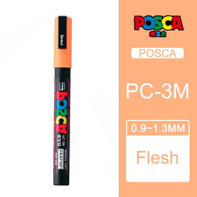 Маркер-краска Uni POSCA, 39 цветов PC-5M/44 PC-3M/36 PC-1M, Акриловые маркеры для рисования по камню, граффити, Художественные принадлежности