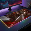 Меч Берсерка Мышь Коврик для мыши RGB Подсветка Коврик для мыши для ноутбука Коврик для мыши для ноутбука Геймерский Компьютерный стол Игровые аксессуары