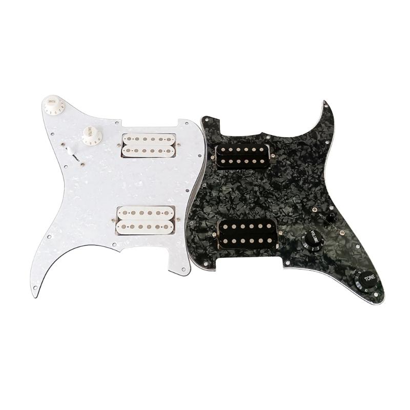 Electric Guitar Board Guitars Pickguard 3Ply PVC Electric Guitar Board Pickguard Pickups with HH Pickup Loaded Prewired