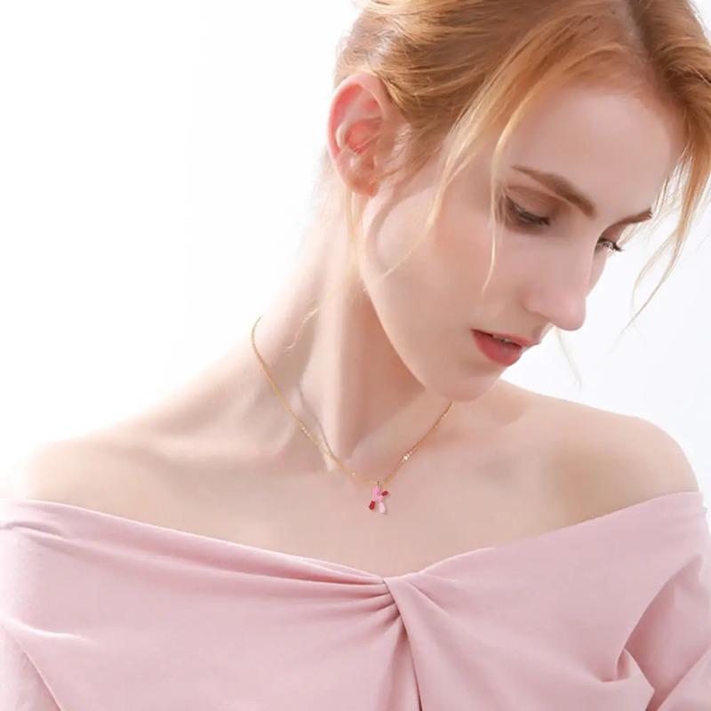 Женское колье с цветной эпоксидной смолой, в виде пузыря, с подвеской в виде буквы, чувствующее дофамин, с английской буквой