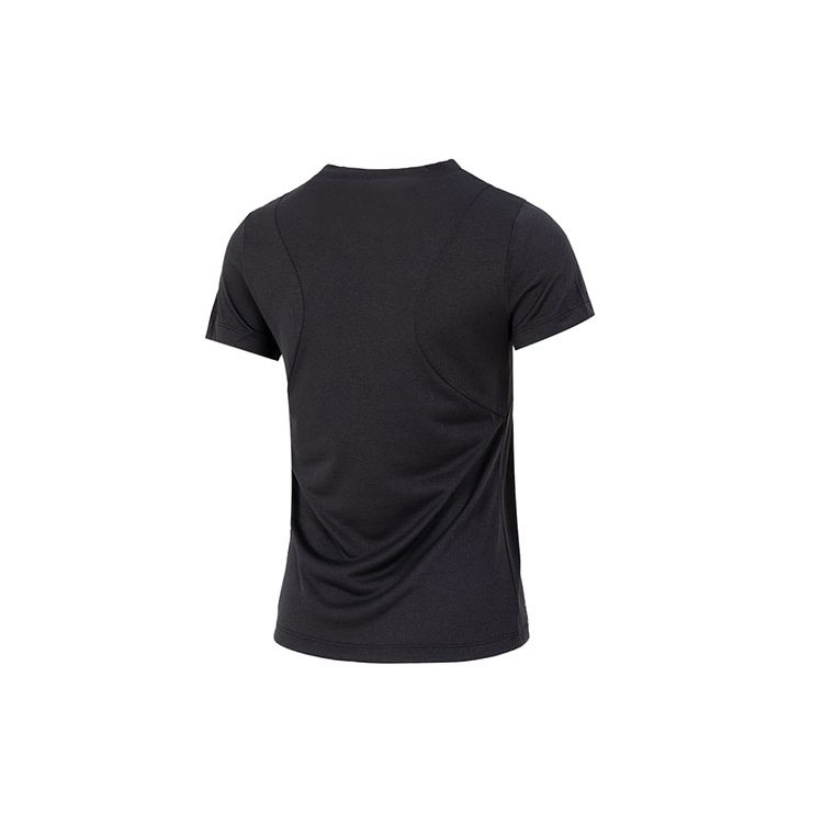 Adidas Футболка с большим логотипом American Vintage Loose Sports Quick-Dry Casual с круглым вырезом и коротким рукавом, женские топы, черный цвет FT3078