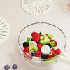 Drain Basket Multifunctional Fruit And Vegetable Strainer with Handle Covered Storage Container for Kitchen