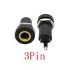 3.5 Mm 3/4 Pin 3.5mm Audio Jack Socket 3/4 Pole Stereo PJ392A Connector With Nut Gold Plated 3.5 Mm Headphone Female Socket