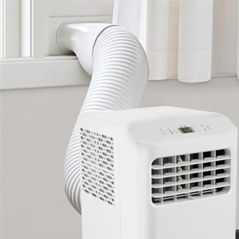A74G-Flat Hose Adapter Window Vent Kit Air Conditioning Hose Connector Portable Ac Hose Coupler With Pipe