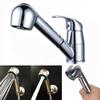 Kitchen Sink Chrome Single Handle Mixer Tap Swivel Pull Out Spray Faucet Spout