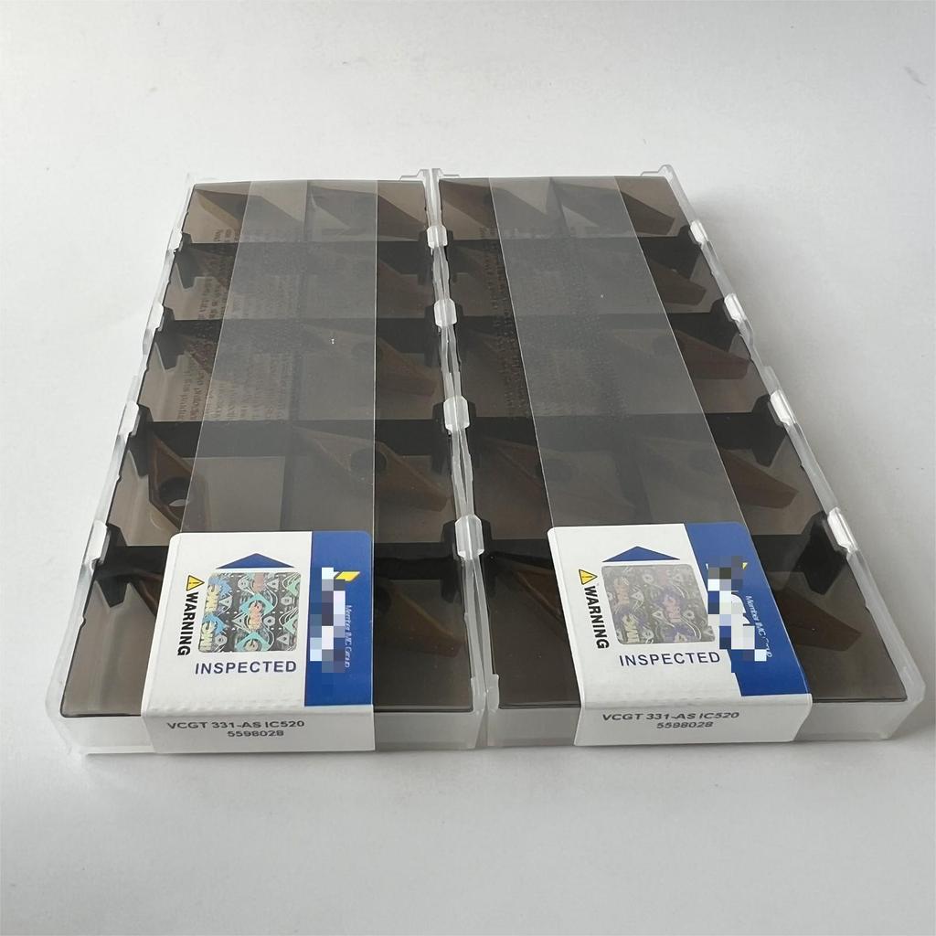 Оригинал / VCGT160404-AS IC520 / Промышленные сменные твердосплавные пластины 10 шт