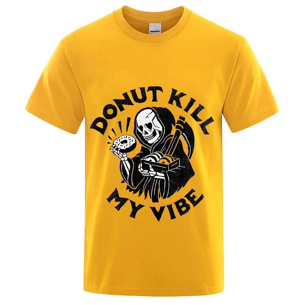 Футболка с изображением черепа на Хэллоуин, мужская повседневная футболка свободного покроя с короткими рукавами, мужская футболка в стиле хип-хоп, удобная верхняя часть b