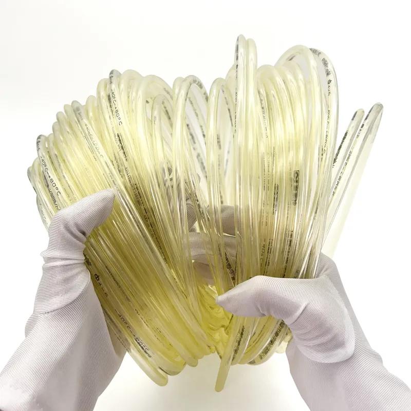 1/2/3/5Meter ID 3mm~16mm Transparent yellow TPU Oil Resistant Tube Flexible High Pressure Fuel Line For Car Industrial Machinery