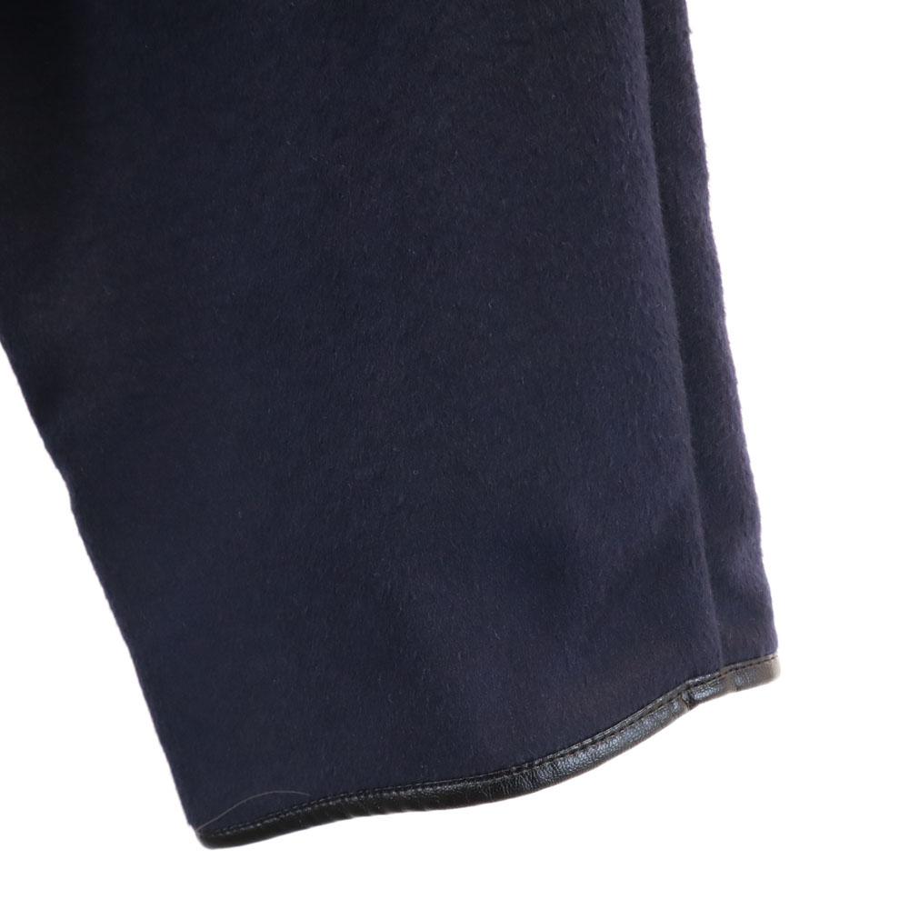 THURIUM Пальто шерстяное двустороннее с эмоцией с длинным рукавом 38 Система темно-синий Женский Б/у