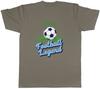 Personalised Football Legend Footy Lover Unisexs TShirt Tee Gift Top