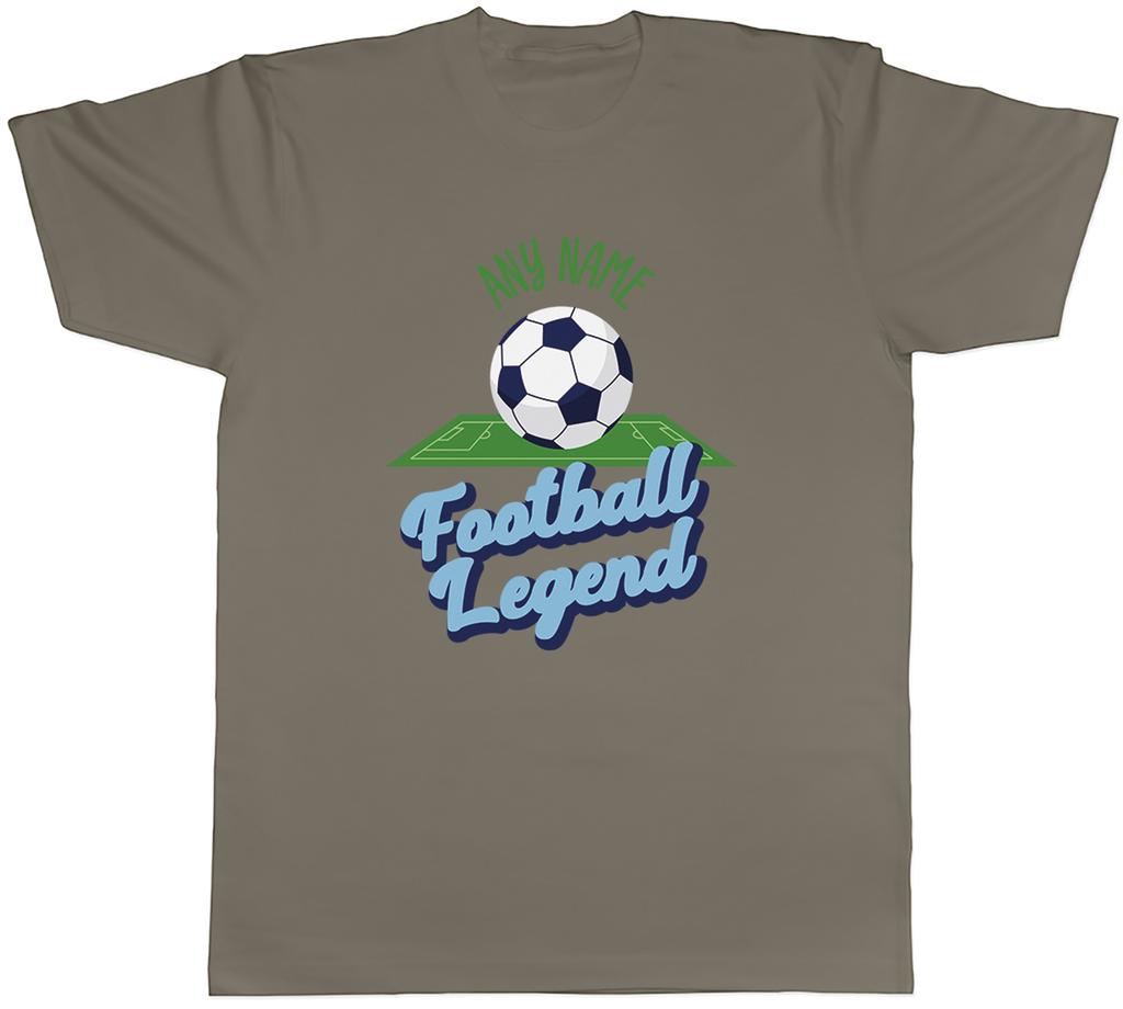 Personalised Football Legend Footy Lover Unisexs TShirt Tee Gift Top