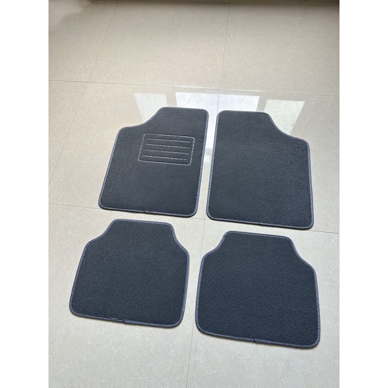 All Year Round Neutral Suede Car Foot Mat Fully Surrounded Protection Car Mats Easy to Clean Waterproof Gasket Flat Non Slip Floor Mat