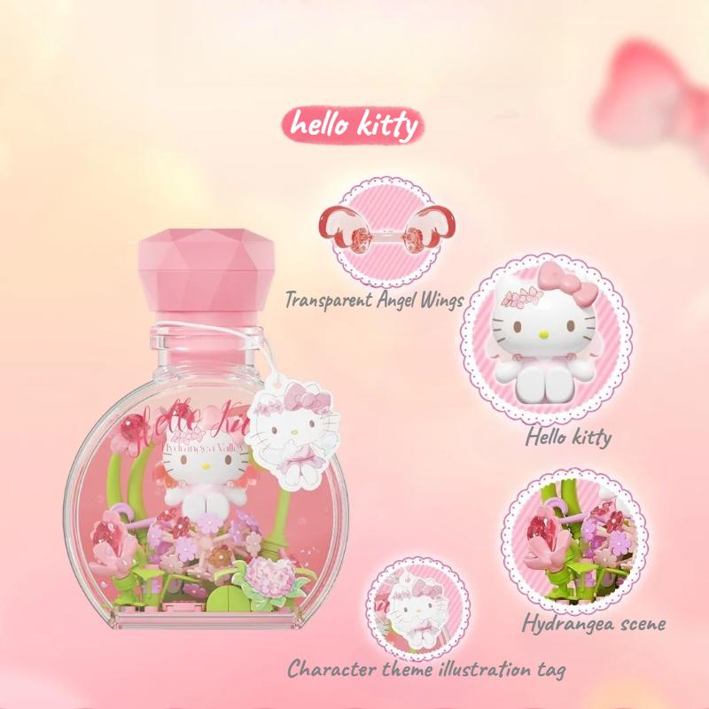 Новый Оригинальный Sanrio Бутылочка для Парфюма Конструктор-Головоломка Декорация Украшение Конструктор Слепой Бокс Милый Подарок Девочке