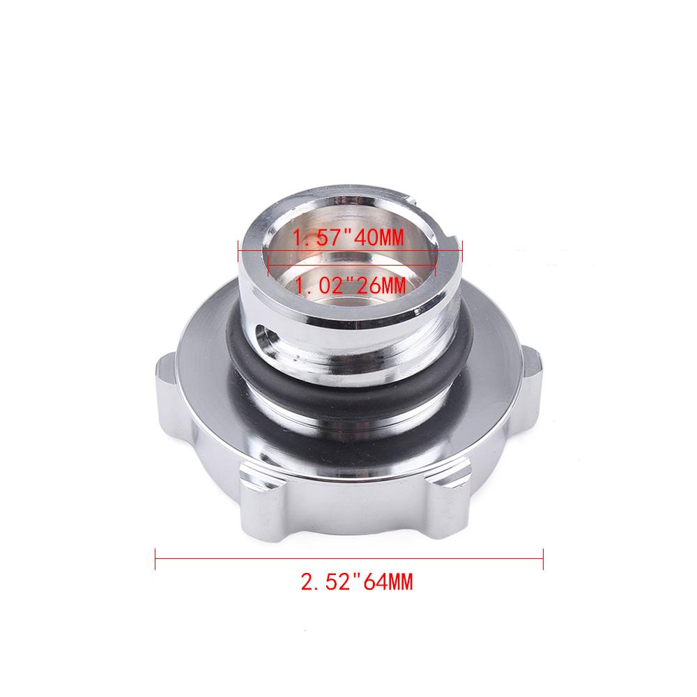 RASTP-Billet Polished Aluminum Alloy Oil Filler Cap with Seal for Chevrolet Camaro Corvette LSX LS1 LS6 LS2 LS3 LS4 GM RS-OFI040