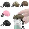 Keychain Pendant with Hidden Bottle Opener Realistic Lightweight Widely Used Helmet-Shaped Keychain Ornament