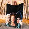 Hocus Pocus Flannel Blanket Soft Warm All-Season Throw, Design for Camping, Car Travel, Hiking Sofa, Bed, Office Perfect Gift for Parties