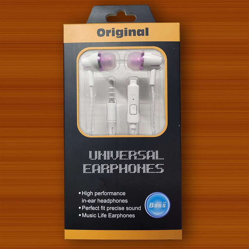 Высококачественные проводные наушники-вкладыши с микрофоном и мощными басами для игр и караоке