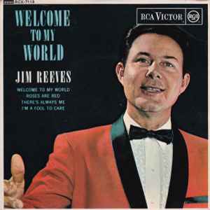 Пластинка 7 дюймов ДЖИМ РИВС Welcome To My World RCX7119 RCA Victor 1962 Великобритания Поп Б/у