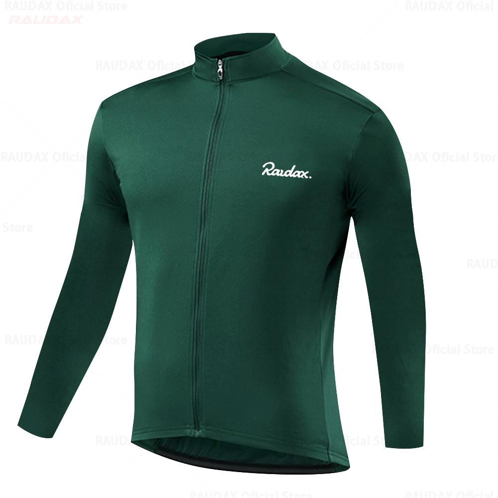 Spring Autumn Cycling Jersey 2025 Raudax Men Cycling Set Racing Bicycle Clothing Suit Breathable Mountain Bike Clothes Sportwear