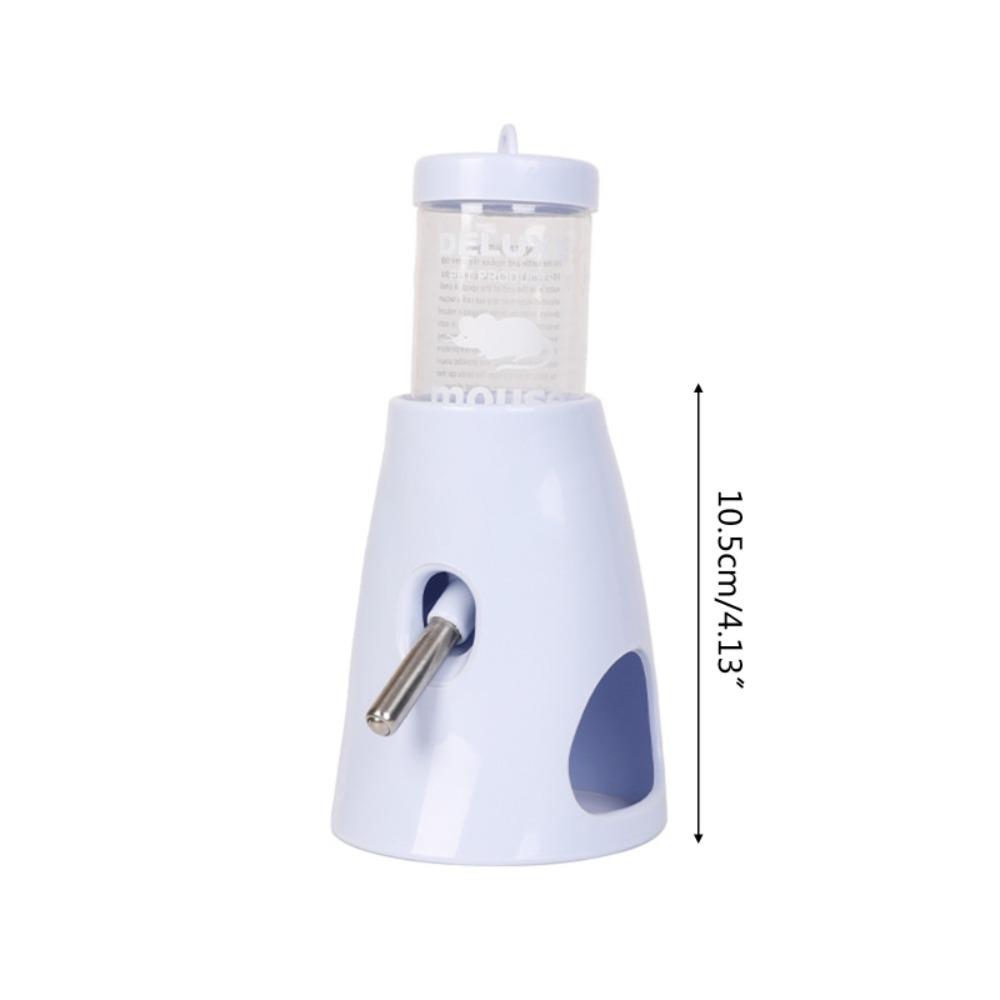 Пластиковая поилка для кролика для хомяка, бутылка для воды для мелких животных 2,7 унции, не капающая, с подставкой-держателем