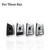 Zinc Alloy Leather Car Smart Key Fob Case Cover For BMW X3 X4 X5 X6 4 5 7 Series