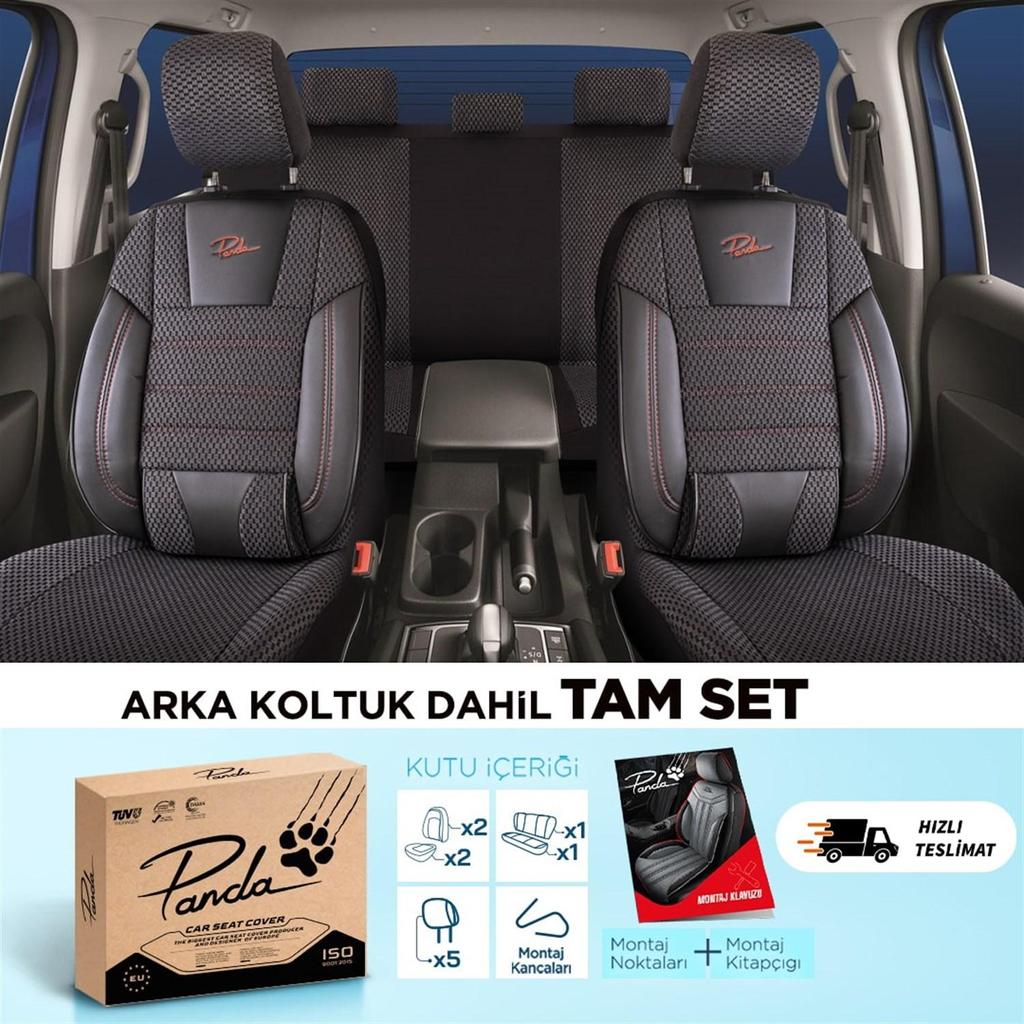 ЧЕХОЛ АВТОКРЕСЛА СЕРИИ COMFORT ИЗ ТКАНИ Черный Красный