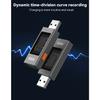 UT01U NEW USB Tester 4-30V 6.5A DC Voltage Meter Ammeter 0-195W Real Time Power Current Voltage Monitor Charging Capacity Tester