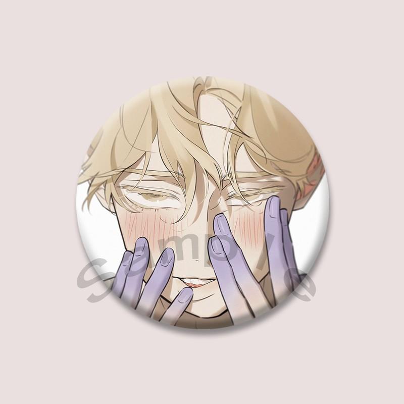 Anime Character Till Ivan Hyuna Sua Mizi Button Pins Cartoon Alien Stage Brooches Badge Backpack Shirt Accessories Jewelry Gifts