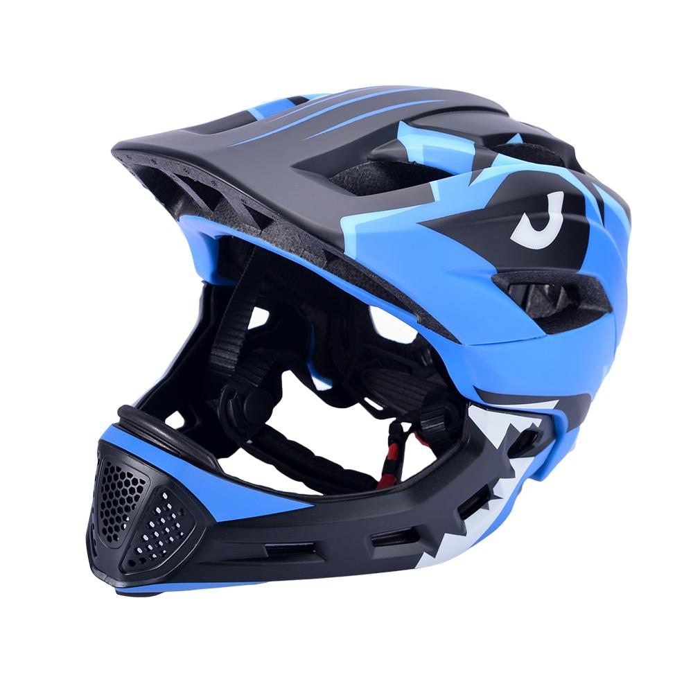 2022 Newly Boy Girl MTB Full Face Half Face Bicycle Helmet Helm Kids Winter Sports Equipment Balance Bike Skateboard Casques