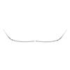 Front Bumper Lower Bumper Chrome Trim 2218850121 Outer Molding Trim Set Replacement for BENZ S350