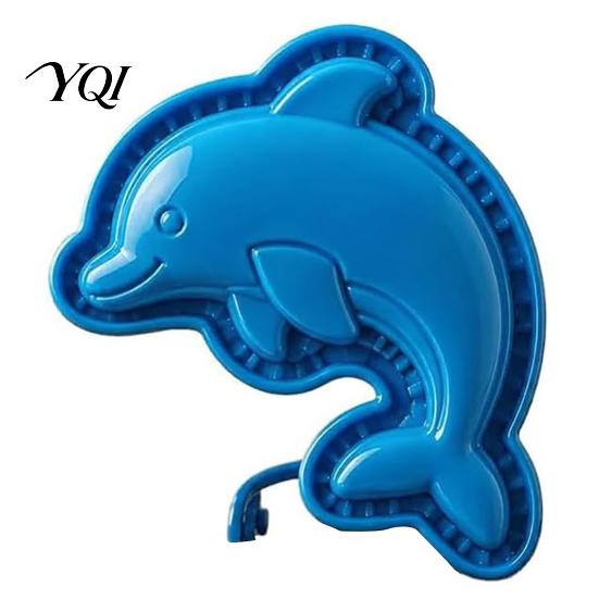 DIY Fruit Pie Making Molds Marine Animal Mini Mold, Durable Non-stick Reusable Dough Cutter, Decorative PLA Press Tools Hand Tool for Cookies Pastries