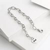 European and American Women's Heart -shaped Bracelet Ai Xin Titanium Steel LOVE Bracelet