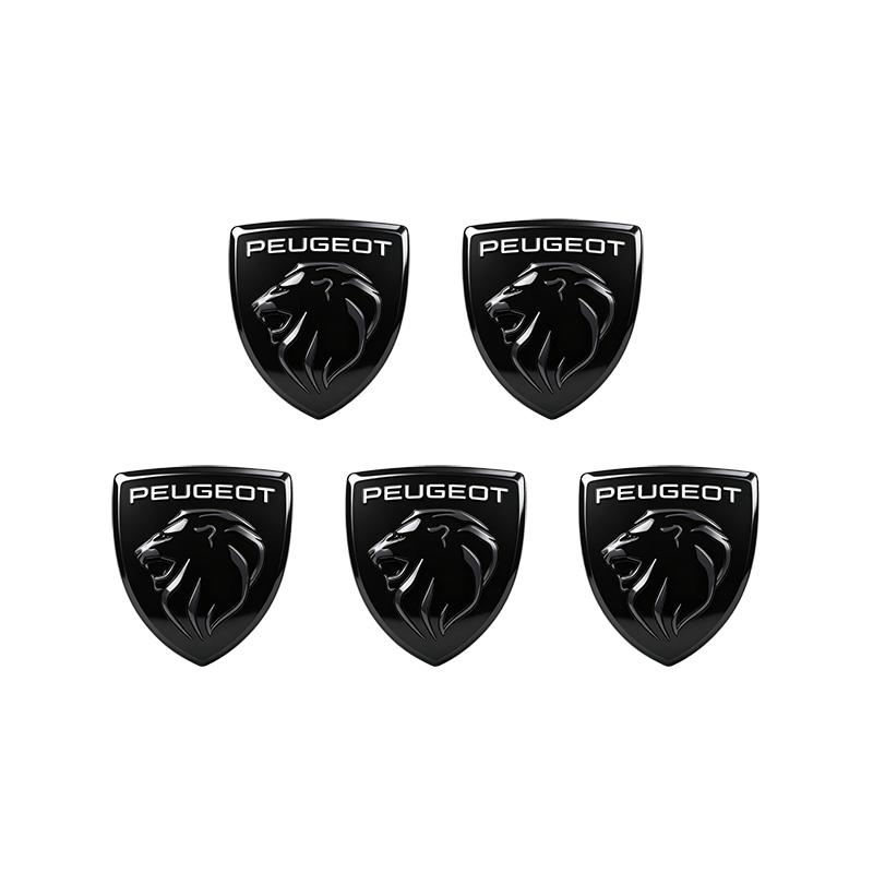 14mm/16mm Car Sticker Aluminium Auto Keys Decoration Decal Tire Valve For Peugeot 307 308 3008 207 208 407 4008 408 508 5008 301