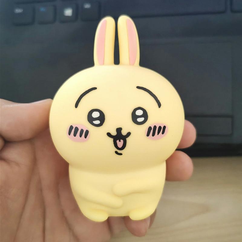 Аниме Чикава Каваии Украшение для спальни и рабочего стола Хачиварэ Усаги Мультяшная виниловая кукла Ночник Светящаяся игрушка Сюрприз Подарки для девочек